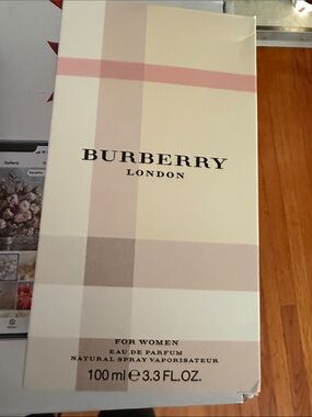 Burberry Pink & Cream Plaid Fragrance Boxed never used